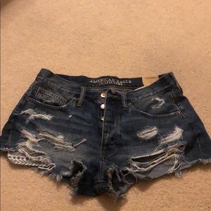 Dark wash Jean Shorts